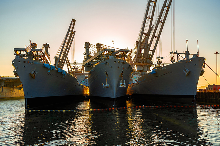 ships in yard